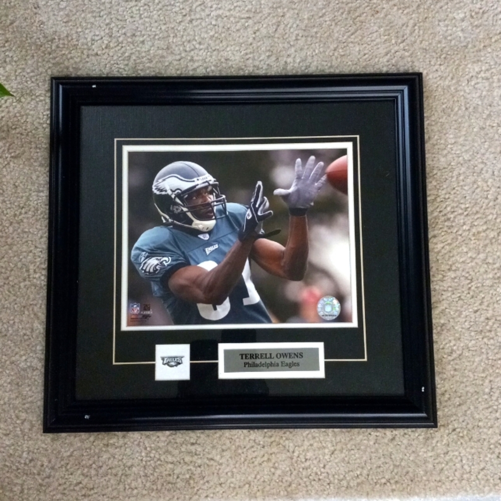 T.O.! Official NFL Eagles Sports Memorabilia! Perfect authentic! 🏈 🦅